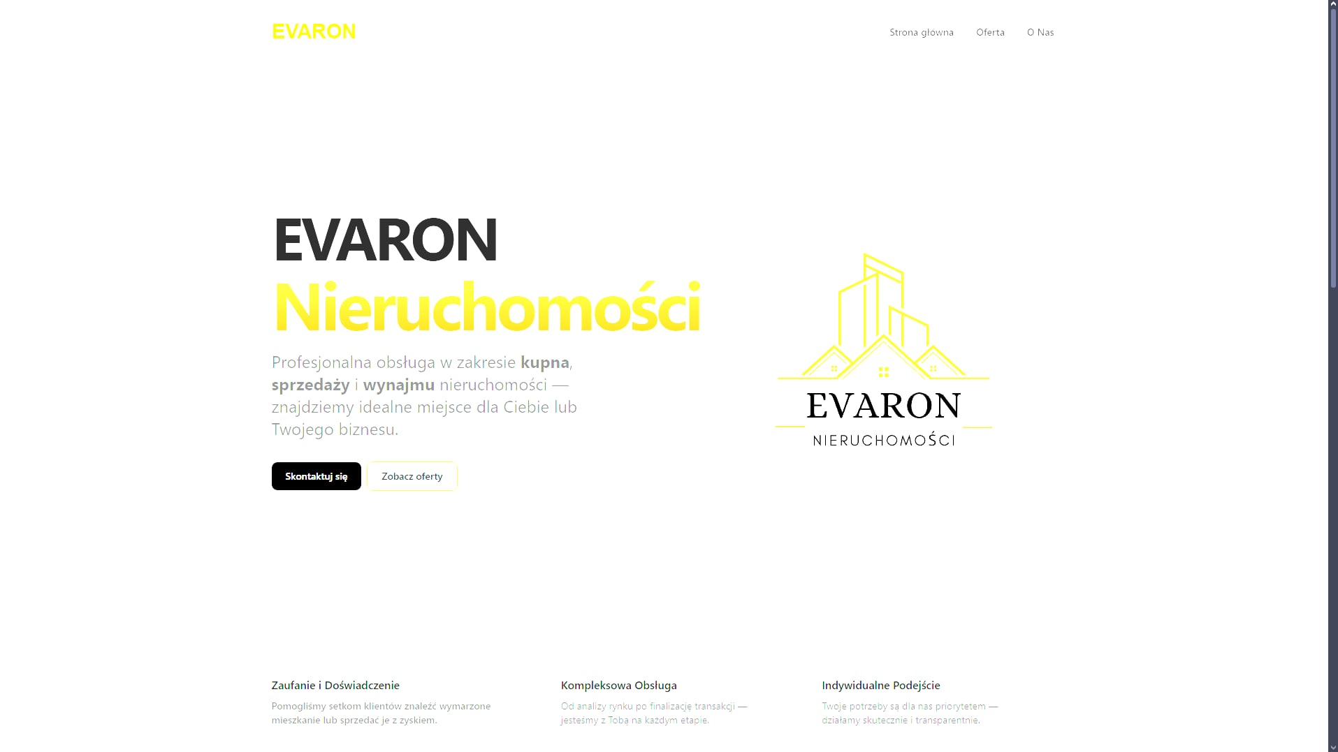 EVARON — sprzedaż nieruchomości